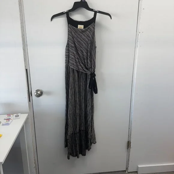 Maeve Anthropology Asymmetrical Black Sleeveless Dress - XS, - Picture 9 of 11